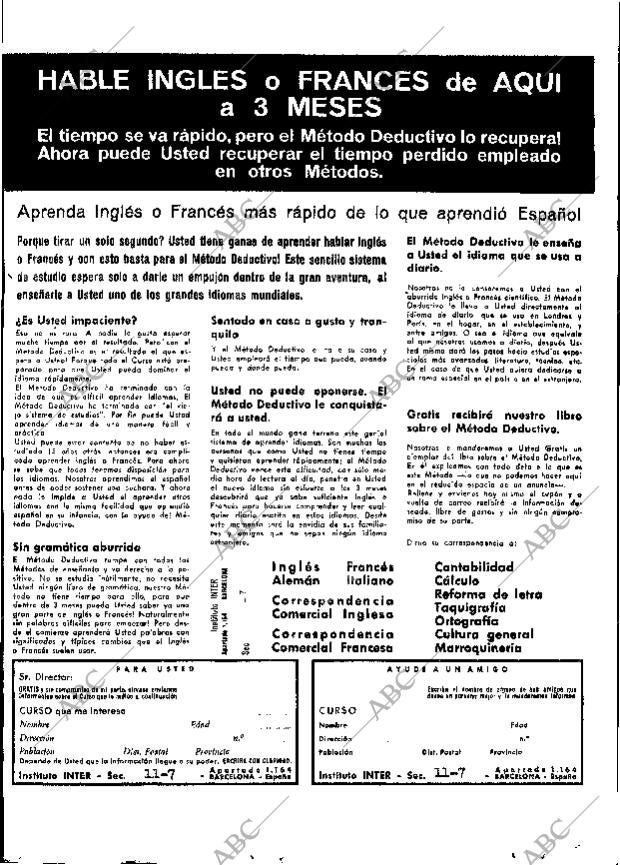 ABC MADRID 14-03-1965 página 62