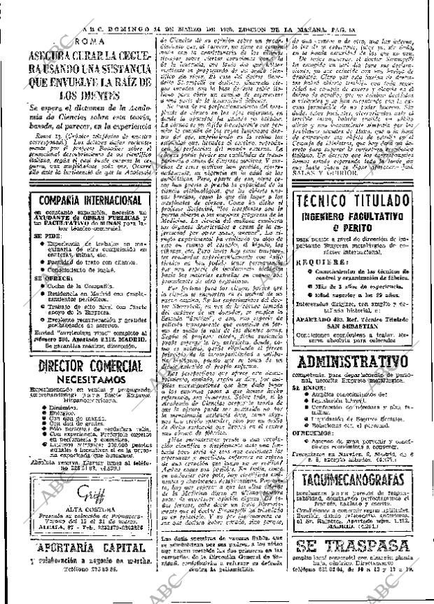ABC MADRID 14-03-1965 página 68