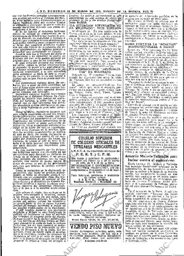 ABC MADRID 14-03-1965 página 70