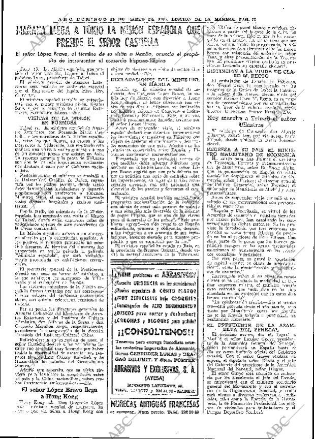 ABC MADRID 14-03-1965 página 73