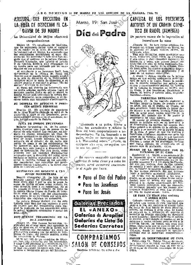 ABC MADRID 14-03-1965 página 74