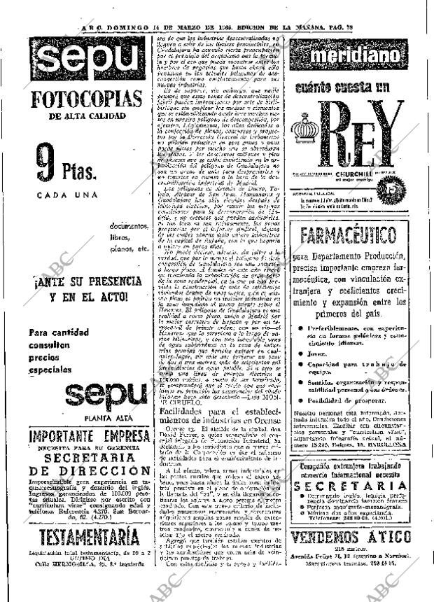 ABC MADRID 14-03-1965 página 78