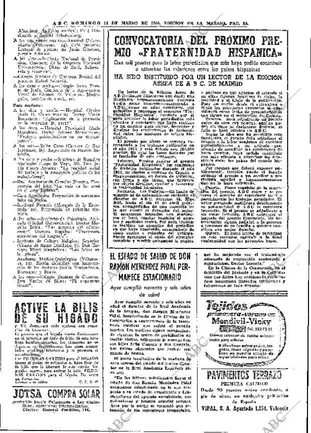 ABC MADRID 14-03-1965 página 89