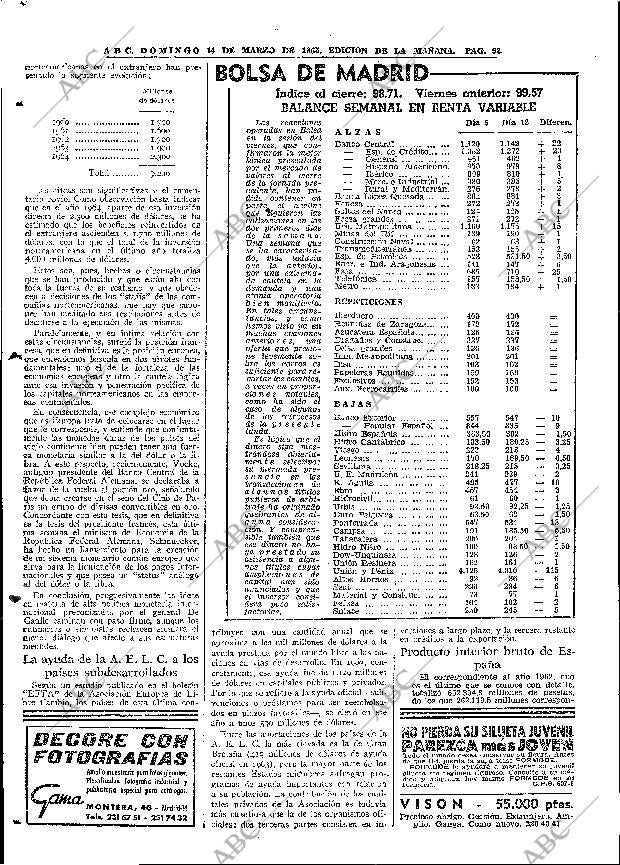ABC MADRID 14-03-1965 página 92