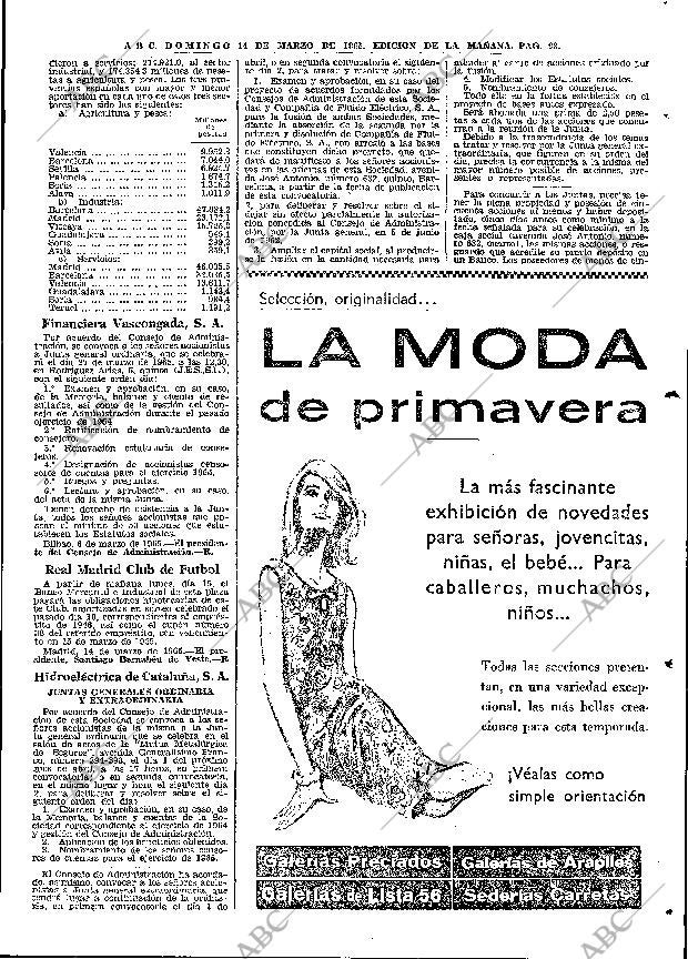 ABC MADRID 14-03-1965 página 93