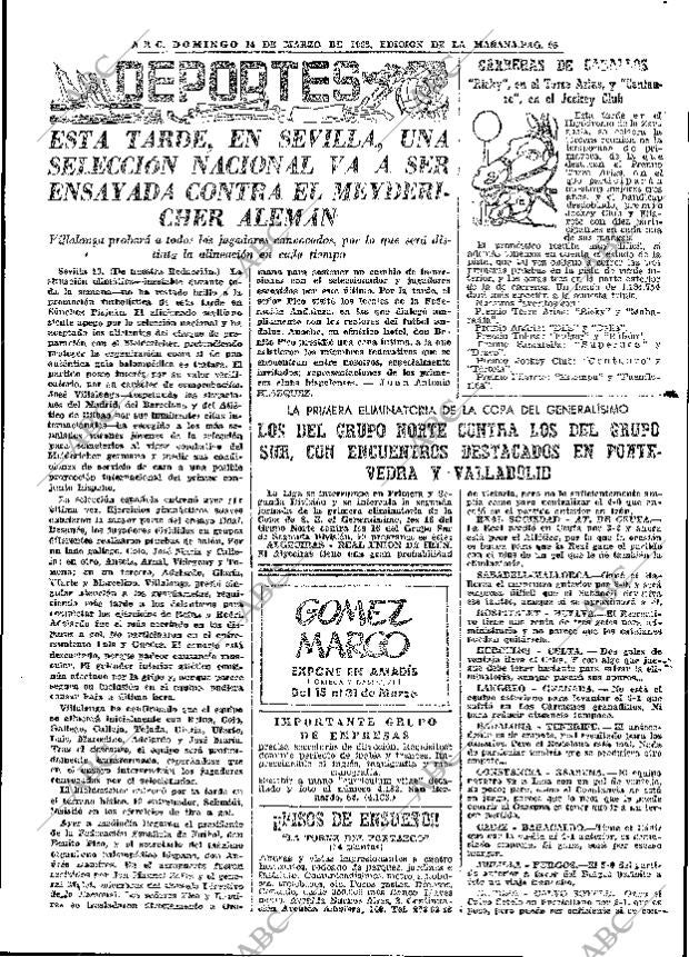 ABC MADRID 14-03-1965 página 95