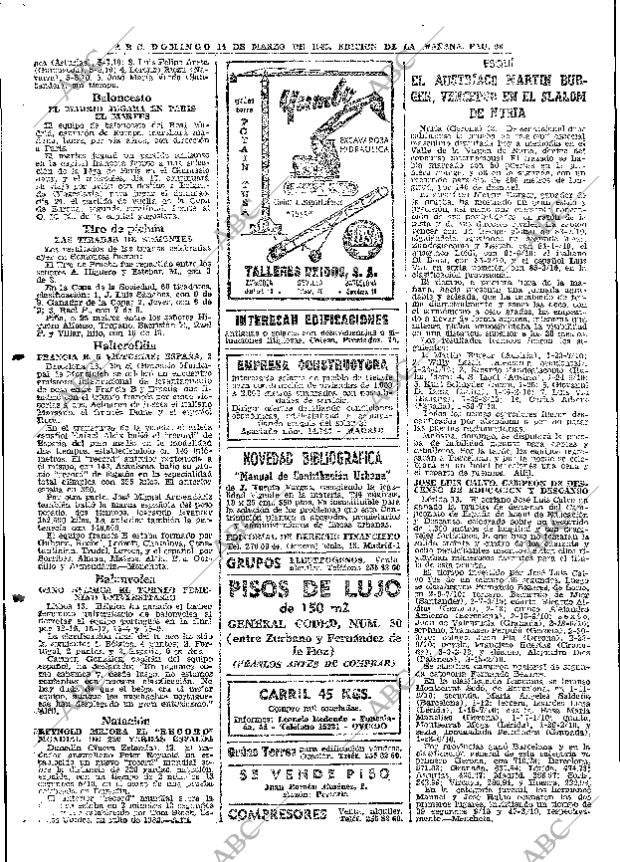 ABC MADRID 14-03-1965 página 98