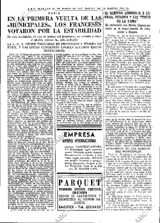 ABC MADRID 16-03-1965 página 53