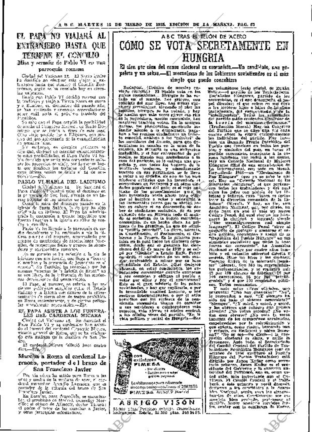 ABC MADRID 16-03-1965 página 57