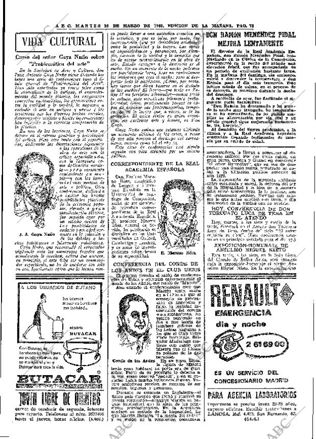 ABC MADRID 16-03-1965 página 73