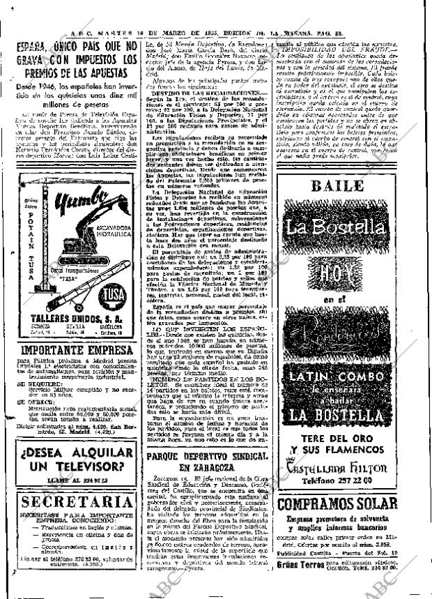 ABC MADRID 16-03-1965 página 88