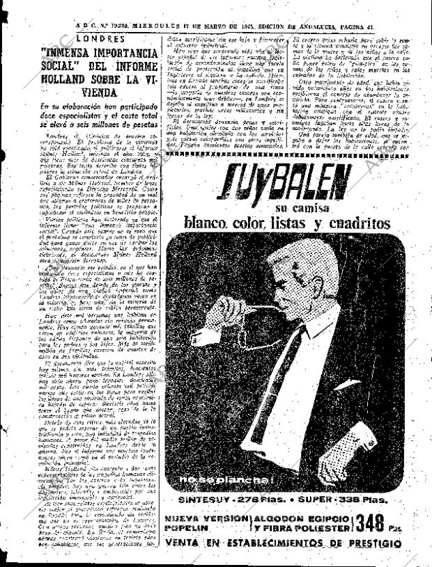 ABC SEVILLA 17-03-1965 página 41