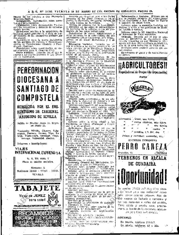 ABC SEVILLA 19-03-1965 página 32