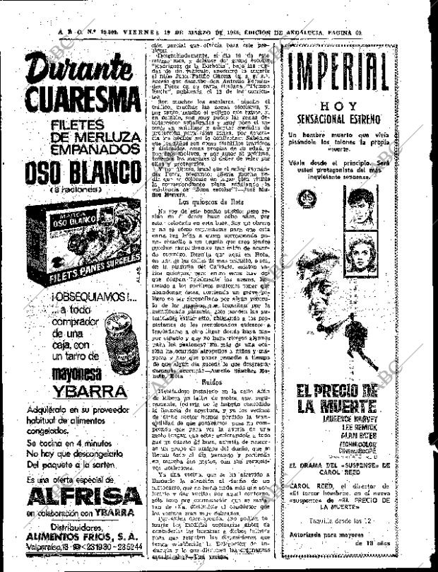 ABC SEVILLA 19-03-1965 página 60