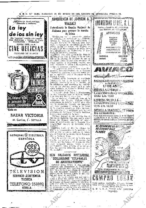 ABC SEVILLA 20-03-1965 página 34