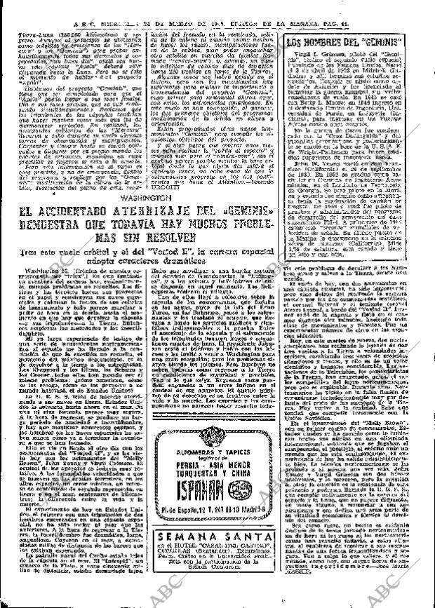 ABC MADRID 24-03-1965 página 41