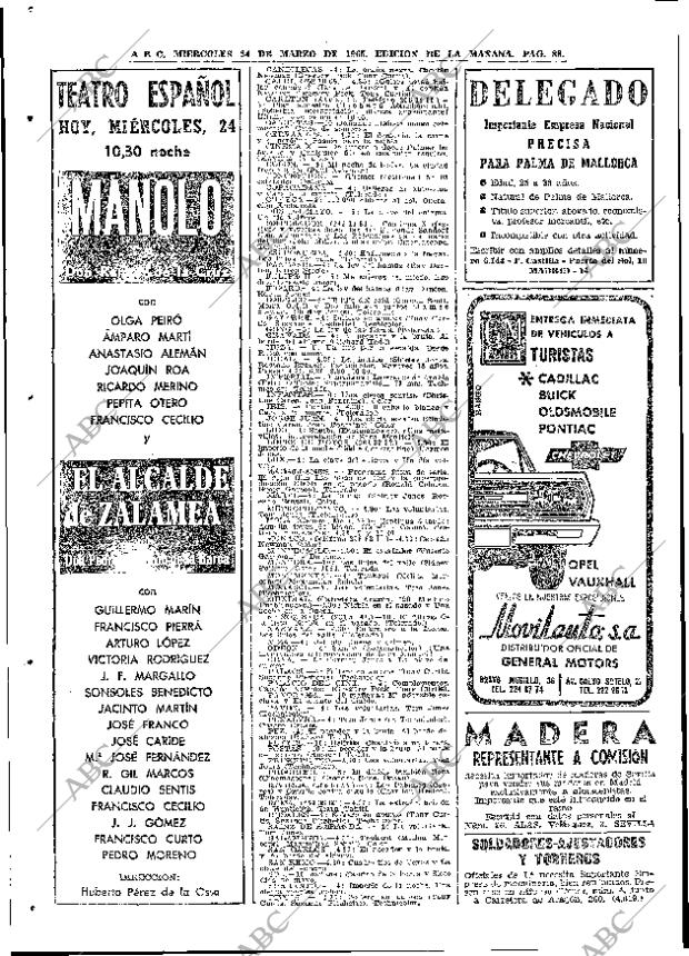 ABC MADRID 24-03-1965 página 88