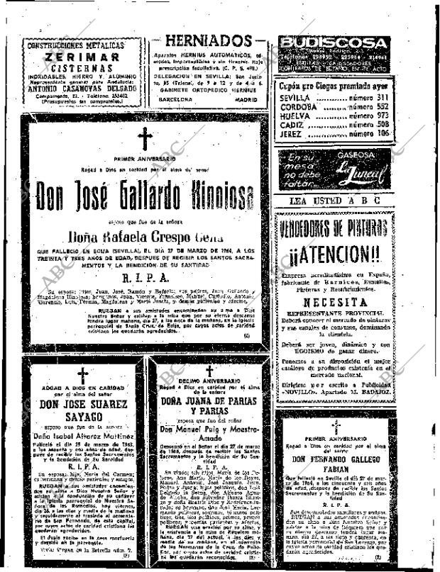 ABC SEVILLA 26-03-1965 página 70