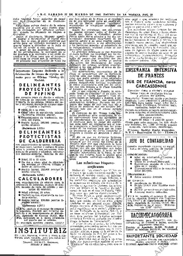 ABC MADRID 27-03-1965 página 58