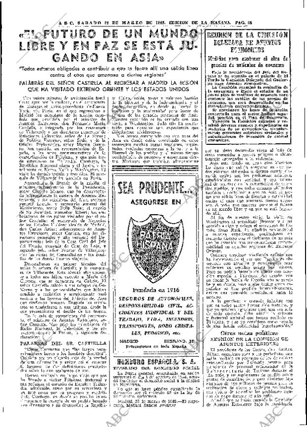 ABC MADRID 27-03-1965 página 65