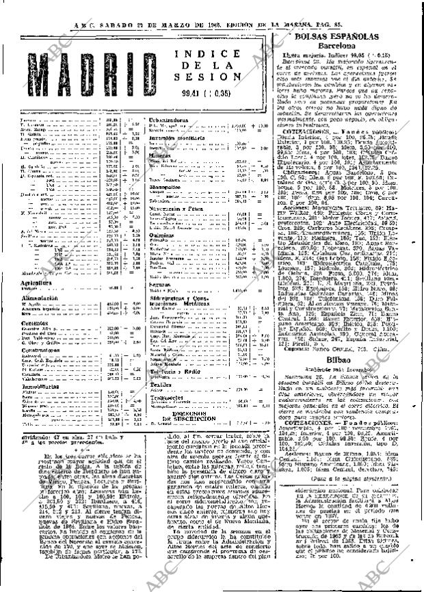 ABC MADRID 27-03-1965 página 85