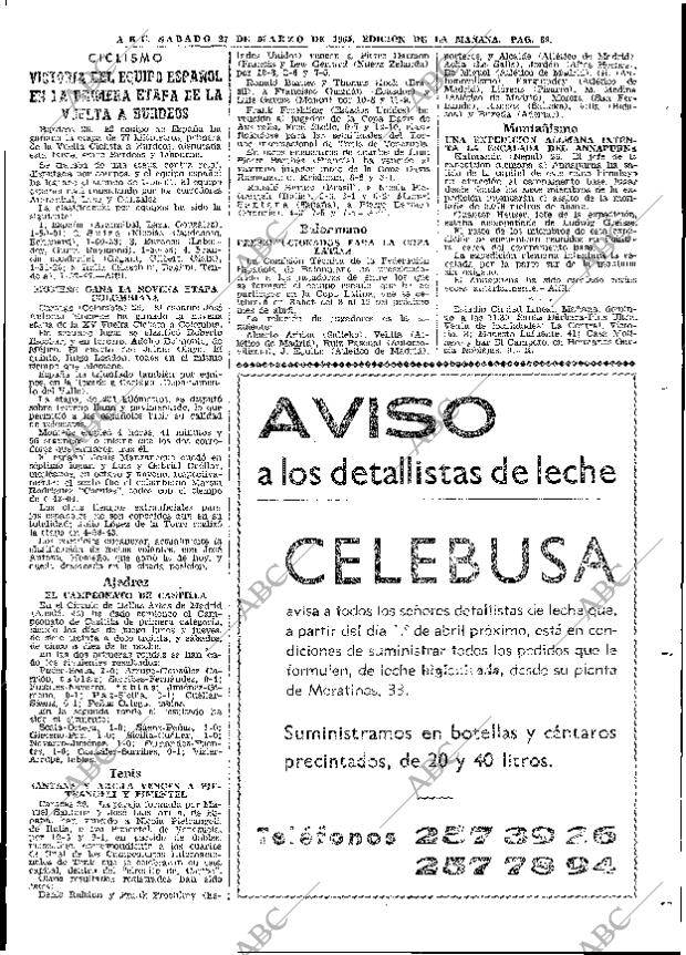 ABC MADRID 27-03-1965 página 89