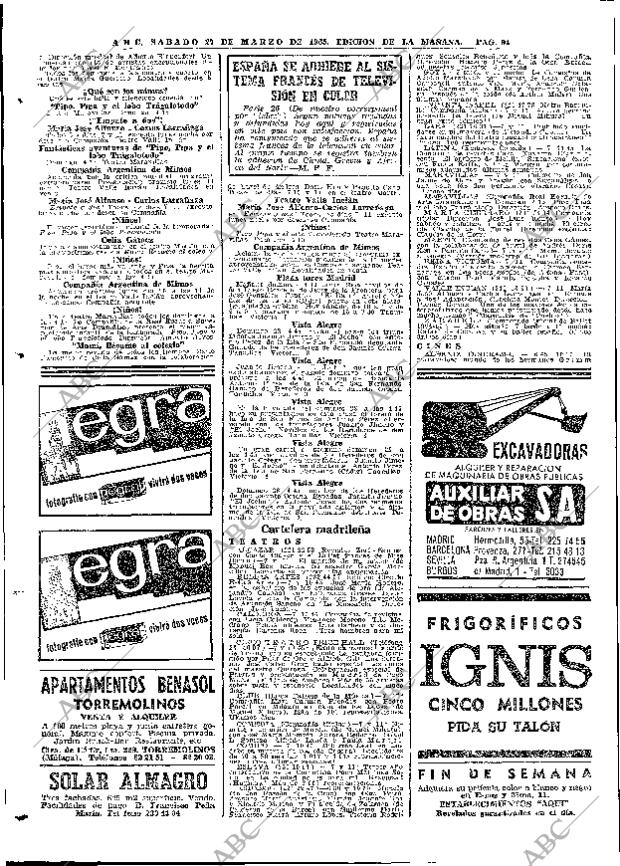 ABC MADRID 27-03-1965 página 94