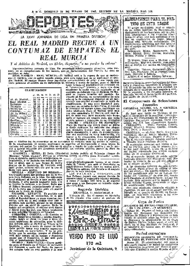 ABC MADRID 28-03-1965 página 103