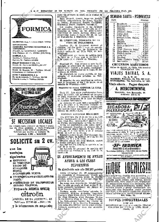 ABC MADRID 28-03-1965 página 104