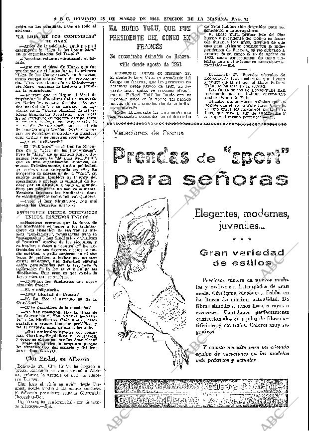 ABC MADRID 28-03-1965 página 75