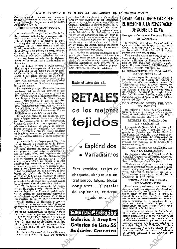 ABC MADRID 28-03-1965 página 78