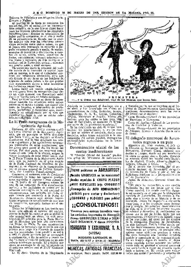 ABC MADRID 28-03-1965 página 83