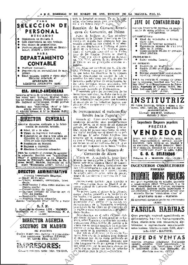 ABC MADRID 28-03-1965 página 84