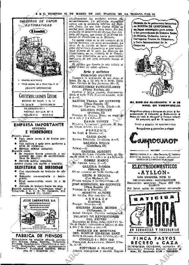 ABC MADRID 28-03-1965 página 94