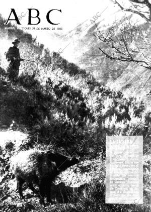 ABC MADRID 31-03-1965 página 1