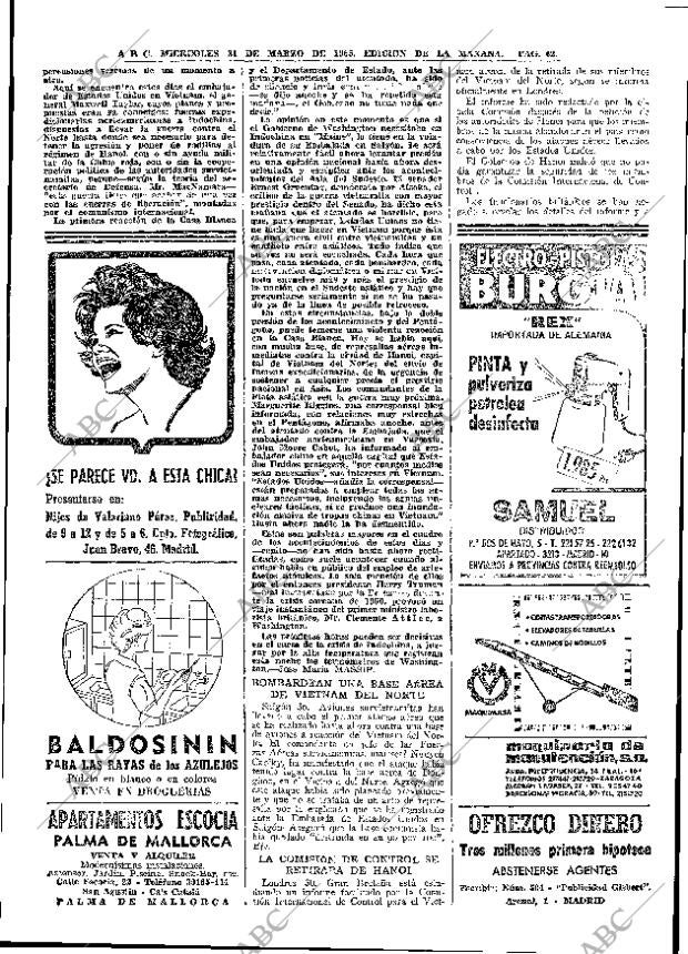 ABC MADRID 31-03-1965 página 42