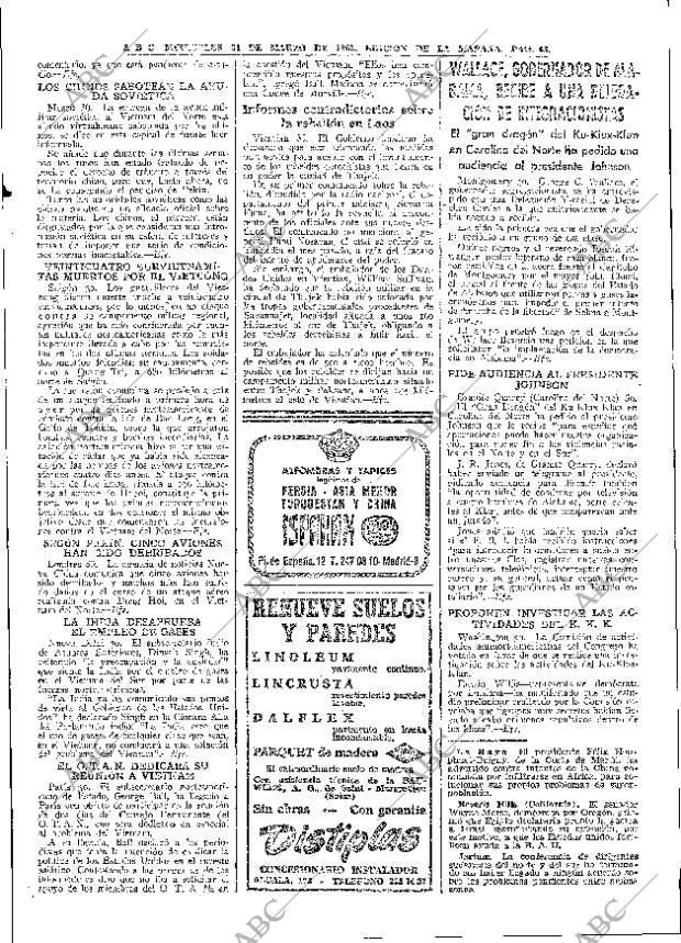 ABC MADRID 31-03-1965 página 43
