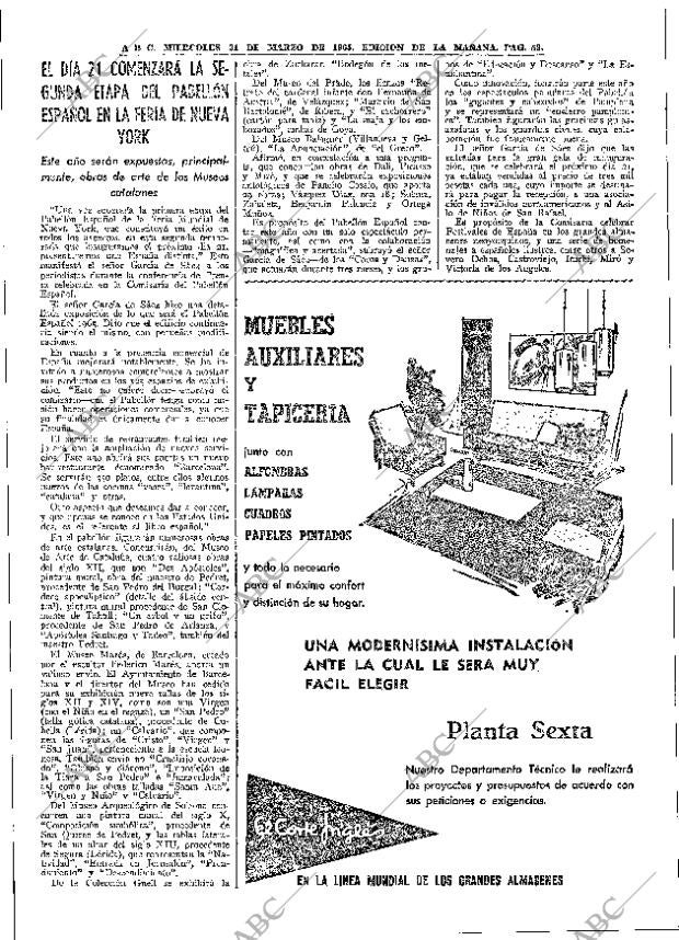 ABC MADRID 31-03-1965 página 53