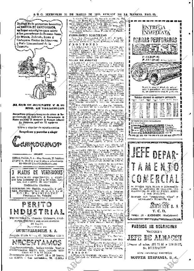 ABC MADRID 31-03-1965 página 81