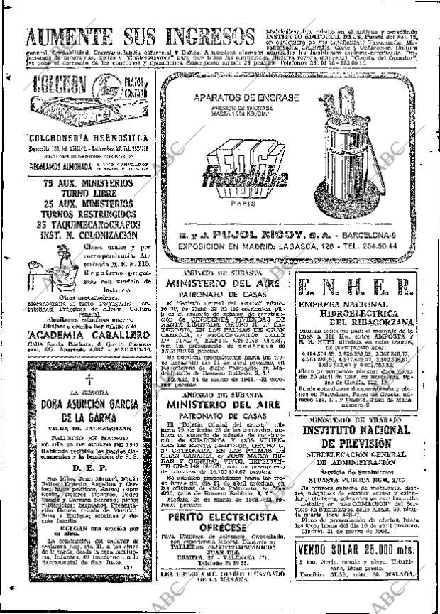 ABC MADRID 31-03-1965 página 94