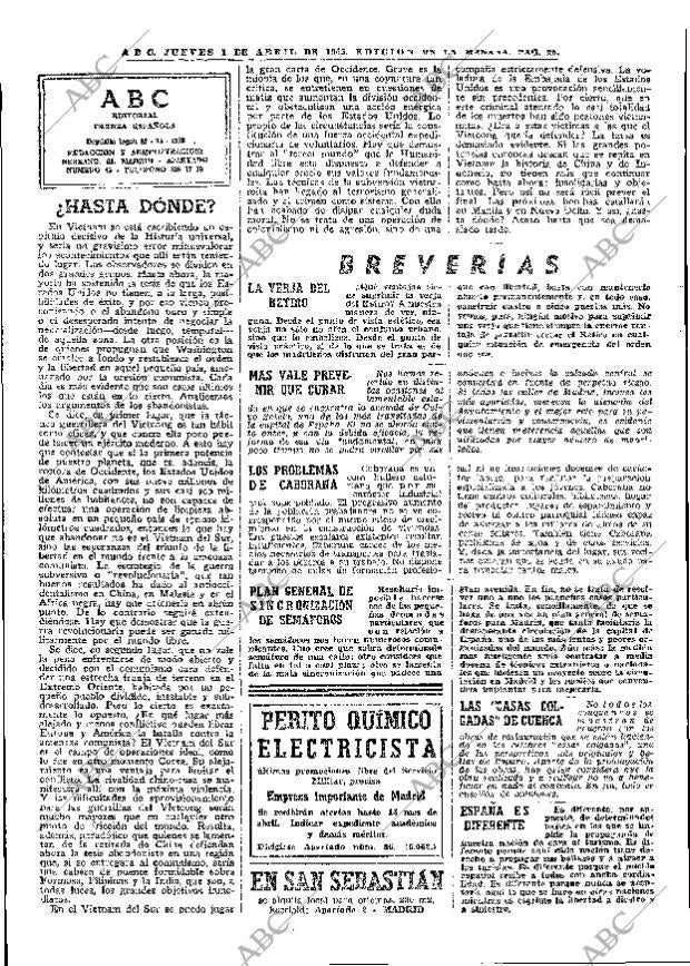 ABC MADRID 01-04-1965 página 28