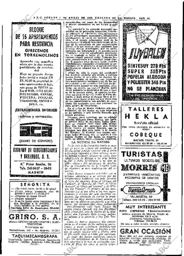 ABC MADRID 01-04-1965 página 30