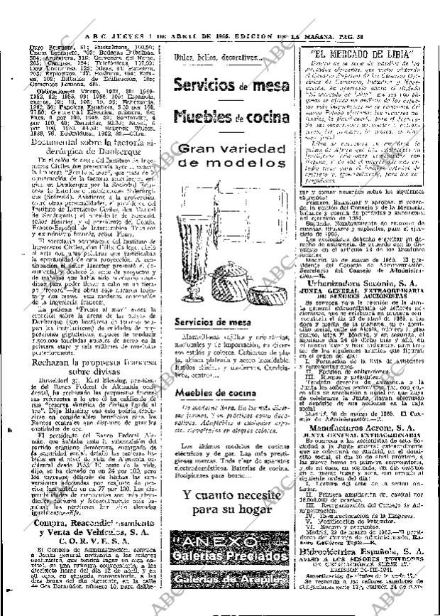 ABC MADRID 01-04-1965 página 58