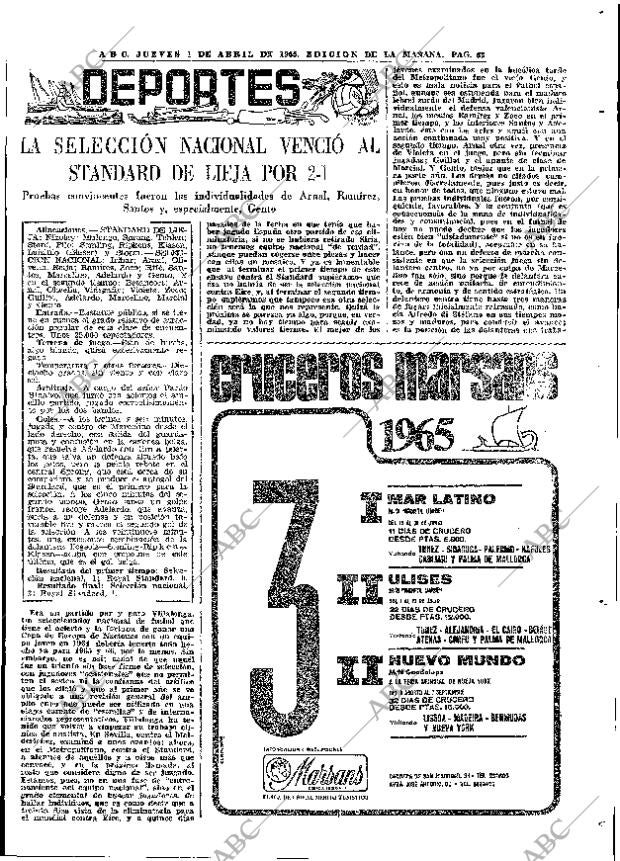 ABC MADRID 01-04-1965 página 63