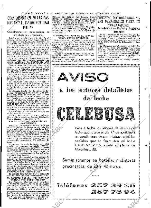 ABC MADRID 01-04-1965 página 65