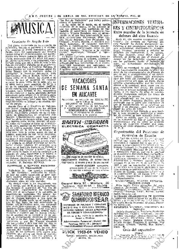 ABC MADRID 01-04-1965 página 69