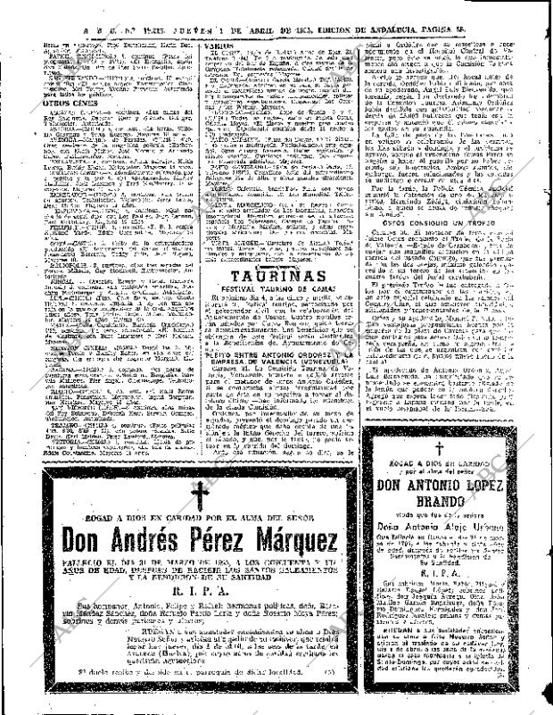 ABC SEVILLA 01-04-1965 página 58