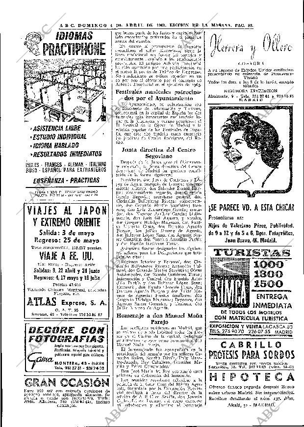 ABC MADRID 04-04-1965 página 88