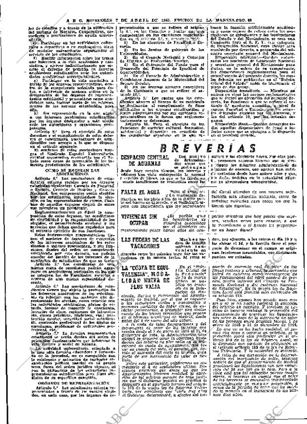 ABC MADRID 07-04-1965 página 48