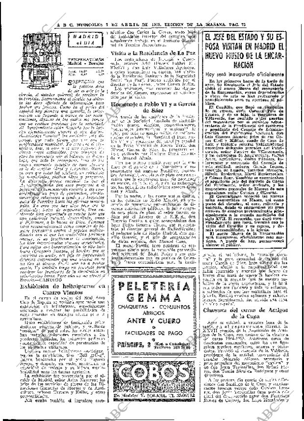 ABC MADRID 07-04-1965 página 73